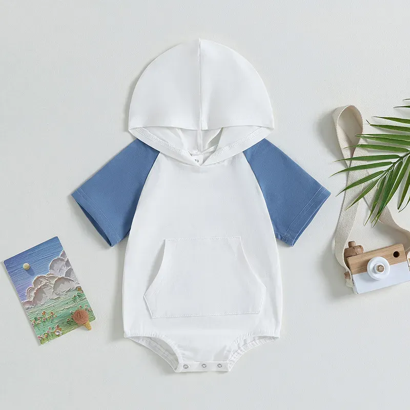 Baby Summer Hoodie Romper