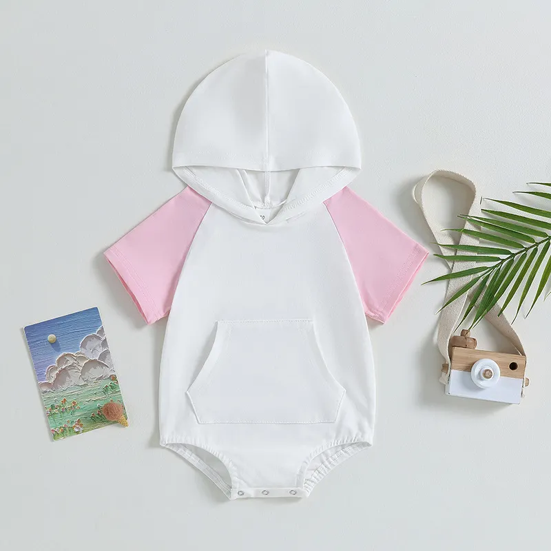 Baby Summer Hoodie Romper