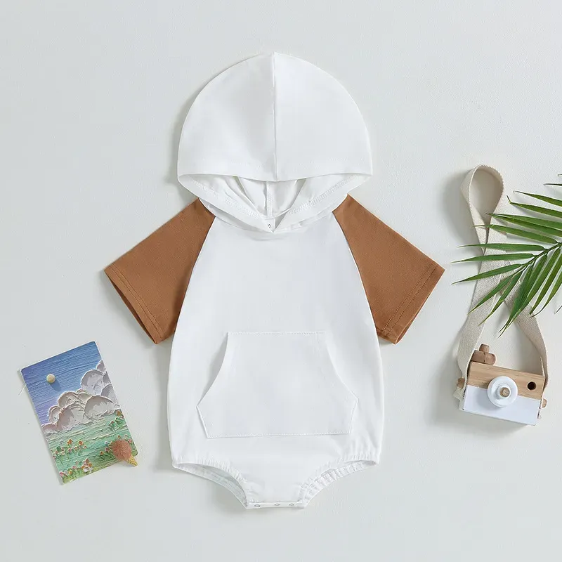 Baby Summer Hoodie Romper