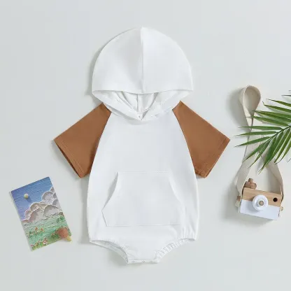 Baby Summer Hoodie Romper