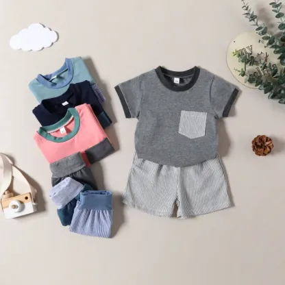 2-Piece Baby Color Matching Suit