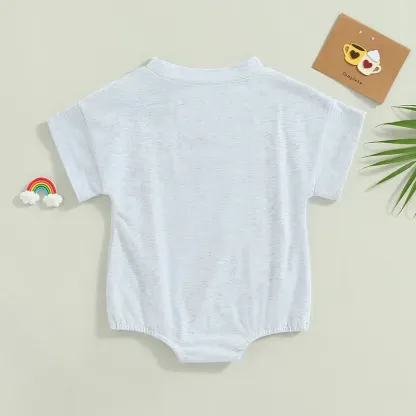 Mama's Expensive Little Bestie Print Romper