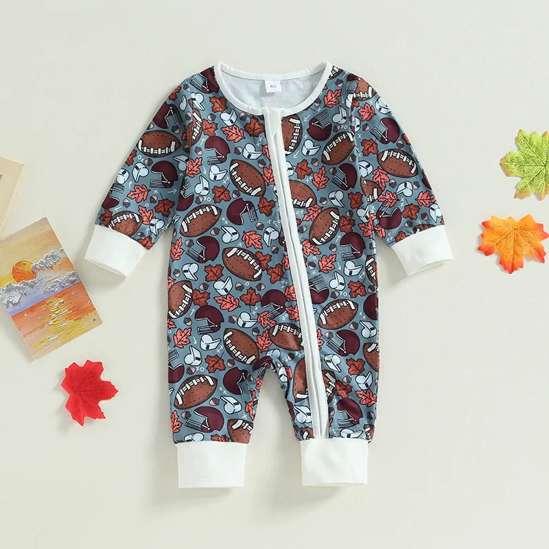 Baby Boy FOOTBALL Romper