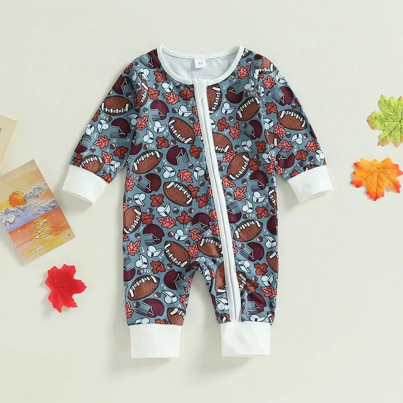 Baby Boy FOOTBALL Romper