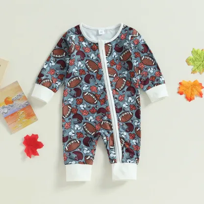 Baby Boy FOOTBALL Romper