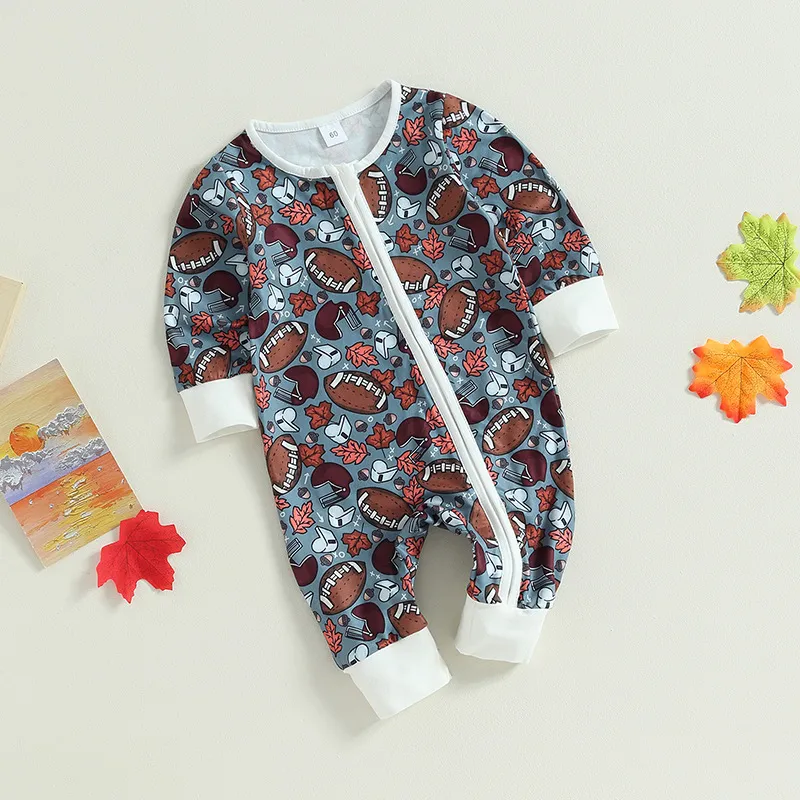 Baby Boy FOOTBALL Romper