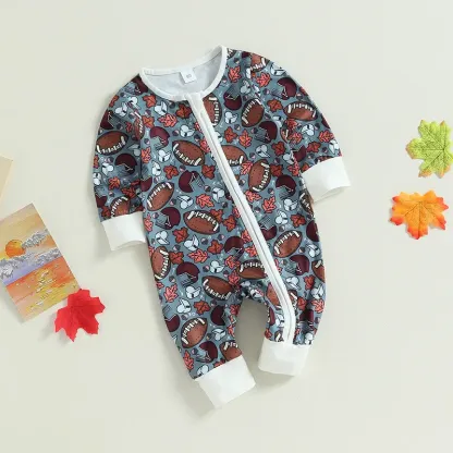Baby Boy FOOTBALL Romper