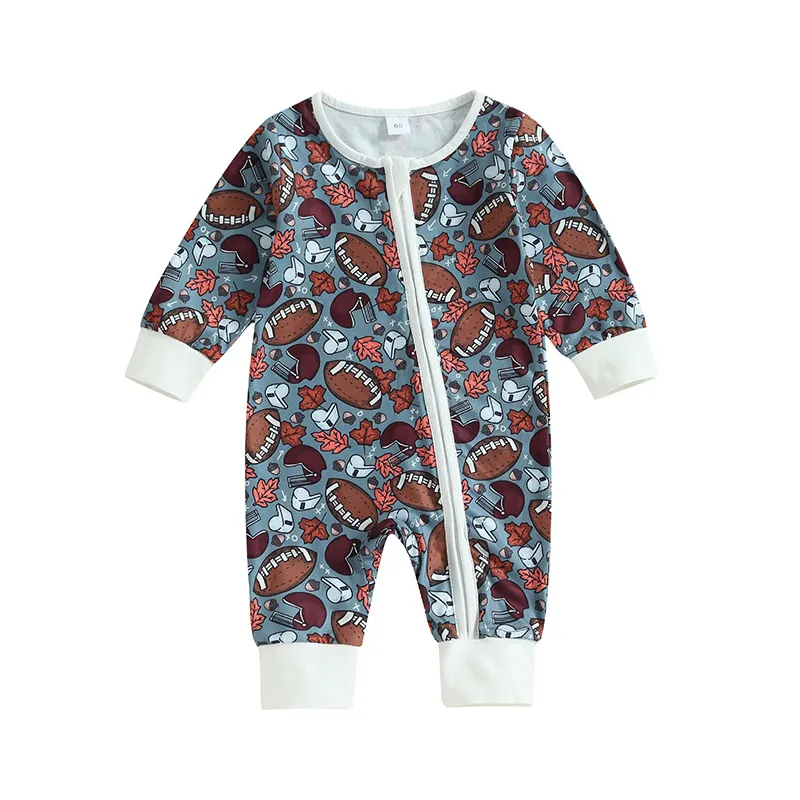 Baby Boy FOOTBALL Romper