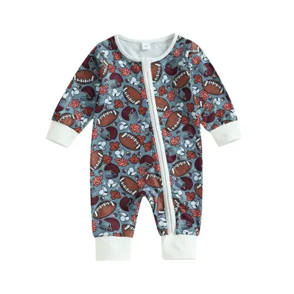 Baby Boy FOOTBALL Romper