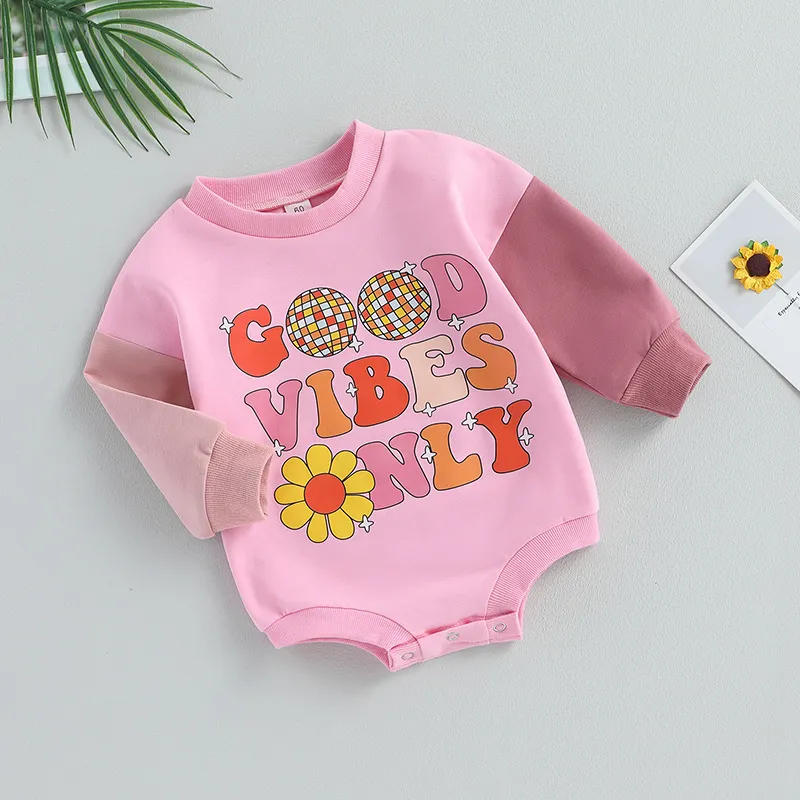 Baby Good Vibes Nnly rRomper