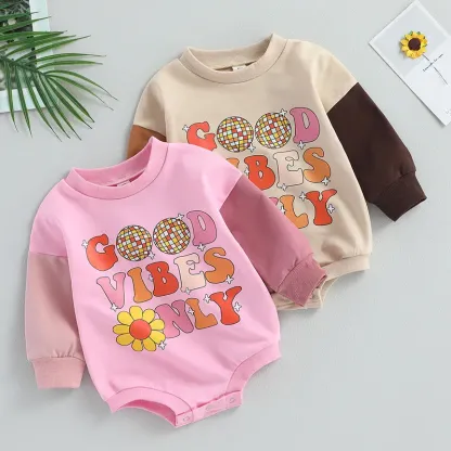 Baby Good Vibes Nnly rRomper
