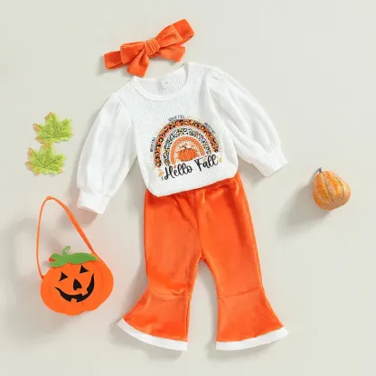 Baby Girl Hello Fall Outfit