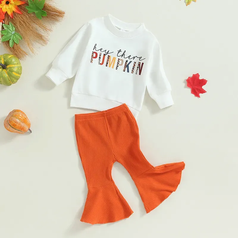 2-Piece Baby girl Pumpkin  Suit