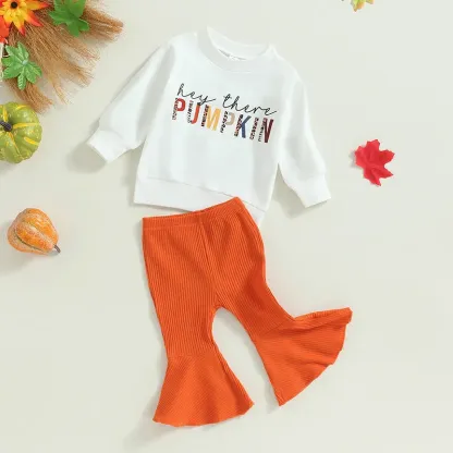 2-Piece Baby girl Pumpkin  Suit
