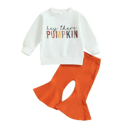 2-Piece Baby girl Pumpkin  Suit