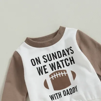 ON SUNDAYS WE WATCH WITH DADDY Siut