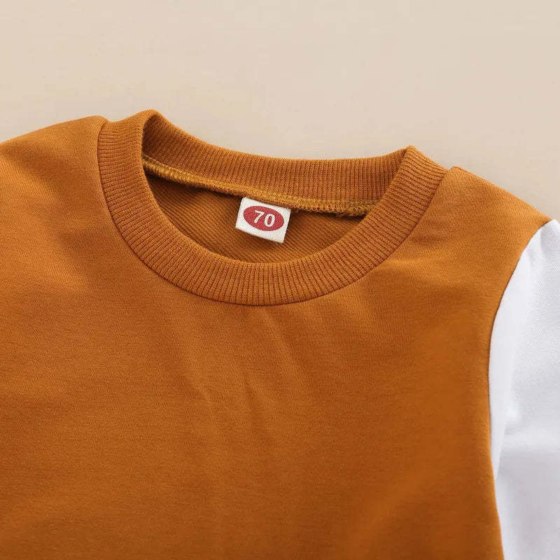 2-Piece Baby Patchwork Sleeve Set