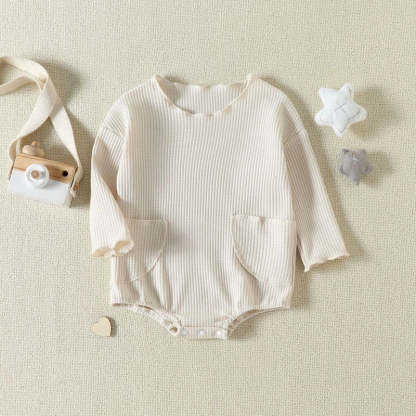 Baby matual pocket waffle Bodysuit