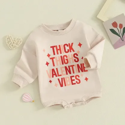 Thick Thighs Valentine Vibes Romper