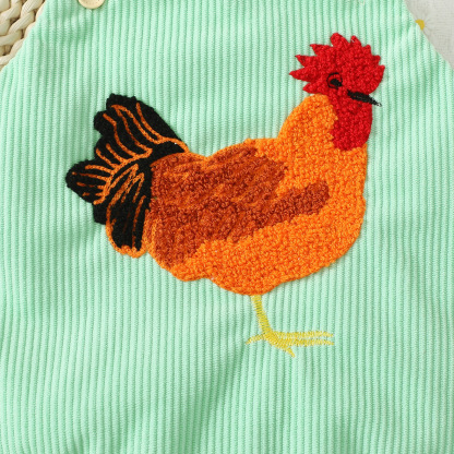 Baby Rooster Strappy Romper