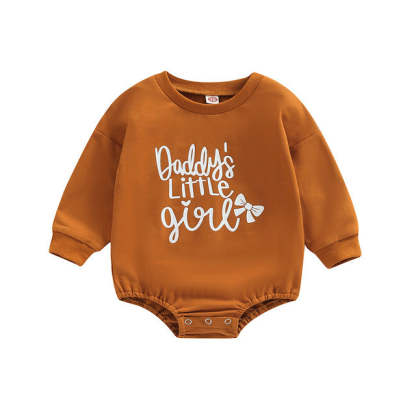Baby Daddy's little girl print Bodysuit