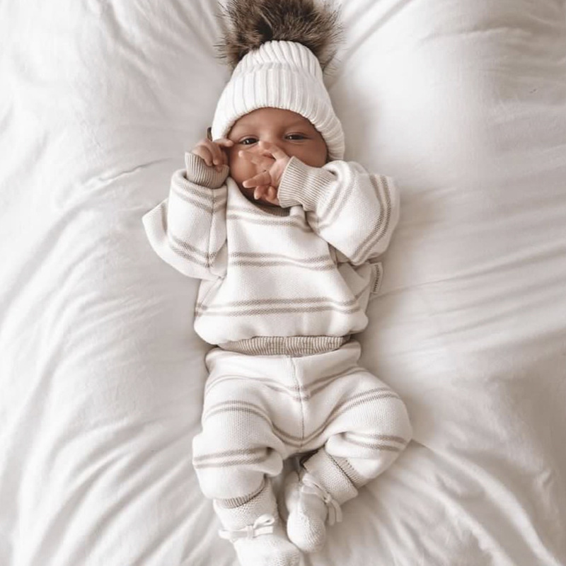 Baby Knitted Sweater Set