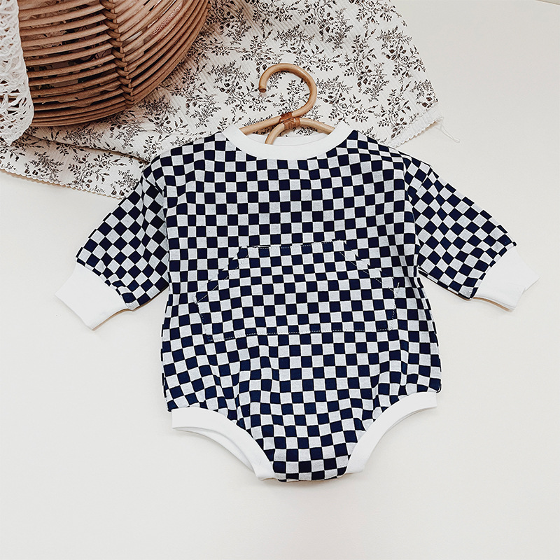 Baby Checkerboard Romper