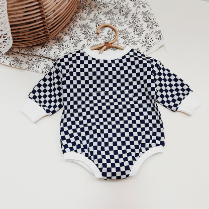 Baby Checkerboard Romper