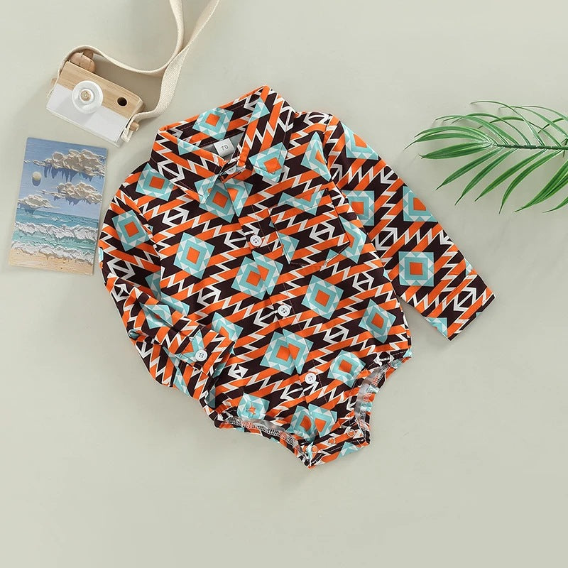 Baby tree cactus print Bodysuit