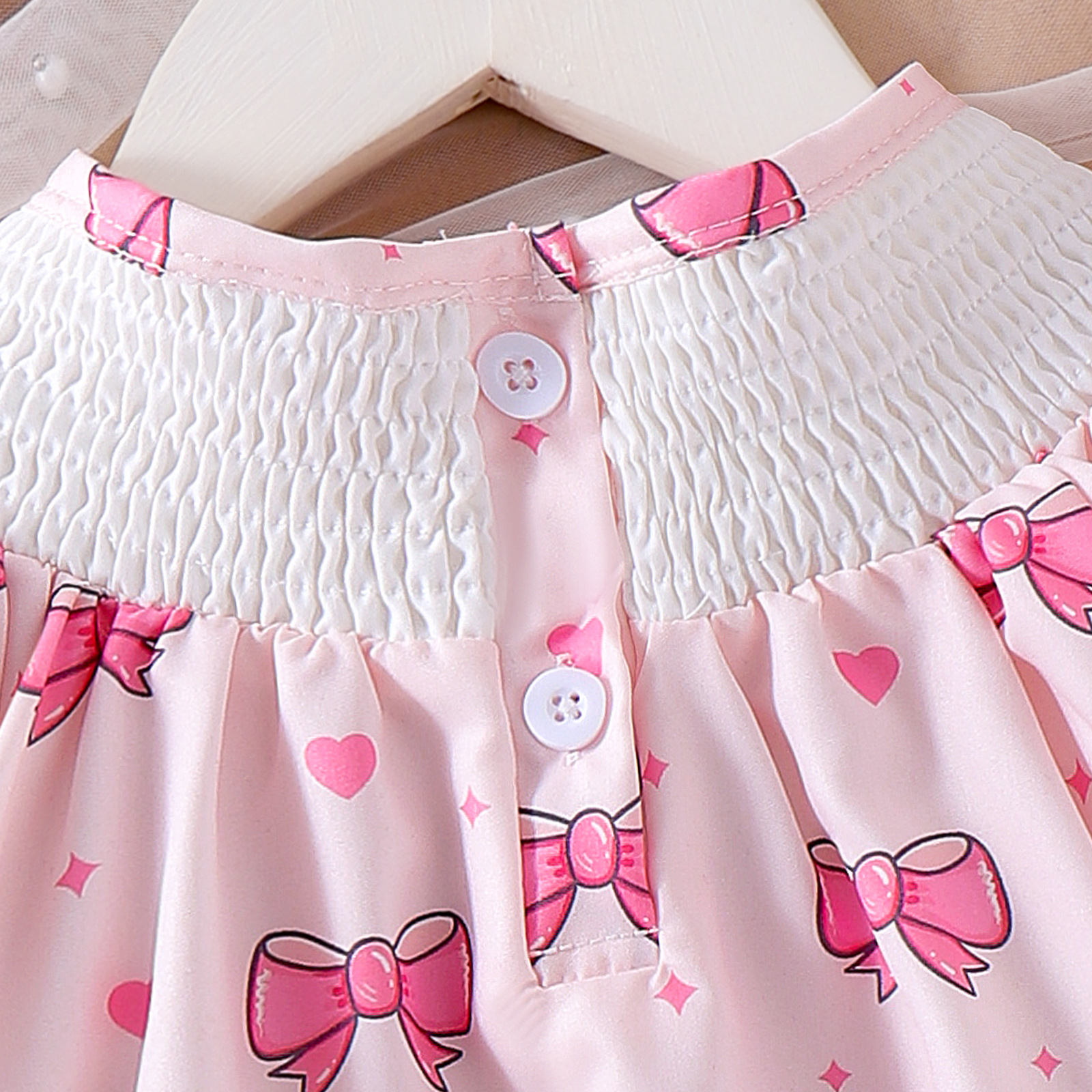 Girls' Cute  embroidered dress