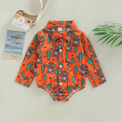 Baby tree cactus print Bodysuit