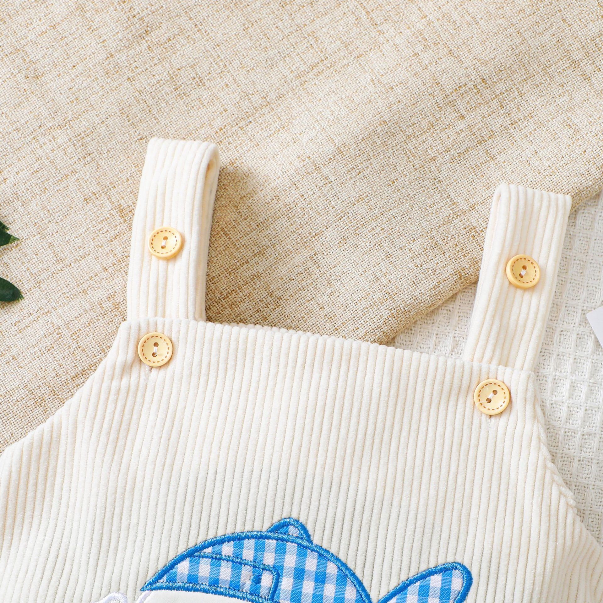 Baby Baseball Strappy Romper