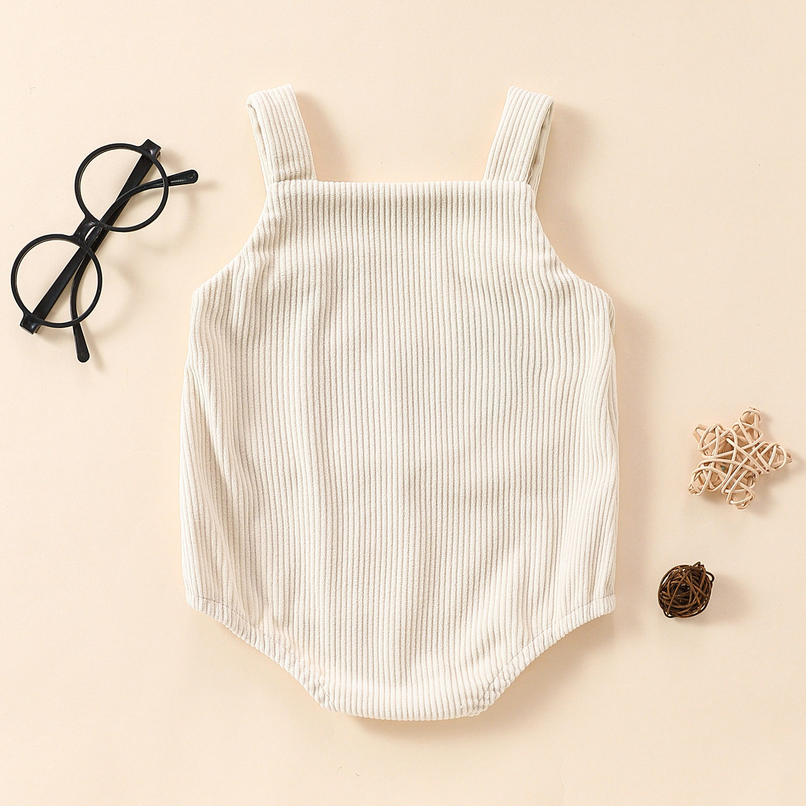 Baby Rooster Strappy Romper