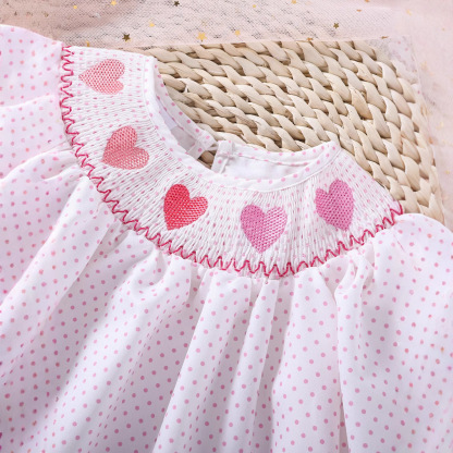 Girls Love Embroidered Dress