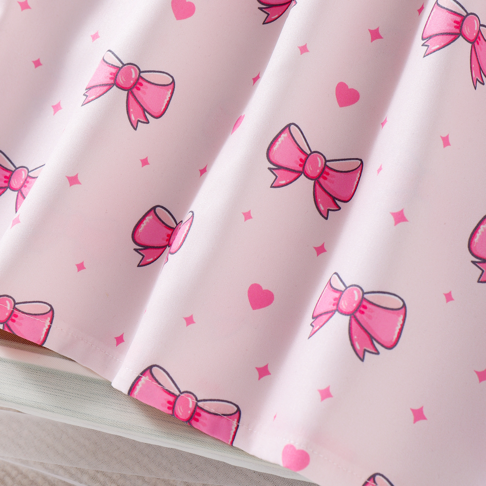 Girls' Cute  embroidered dress