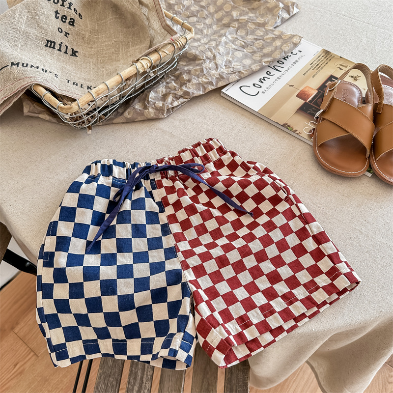 Baby Toddler Checkered Shorts