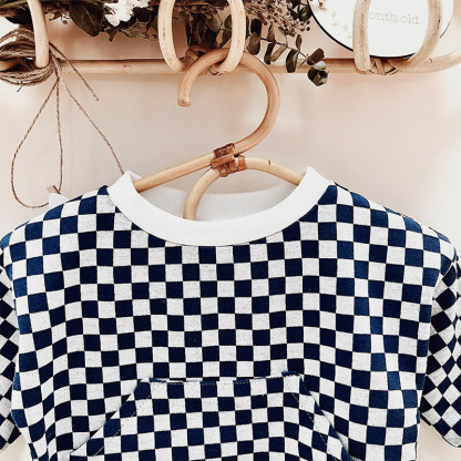 Baby Checkerboard Romper