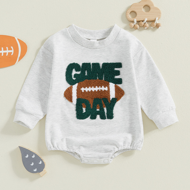 Gameday Embroidered Long Sleeve Bodysuit