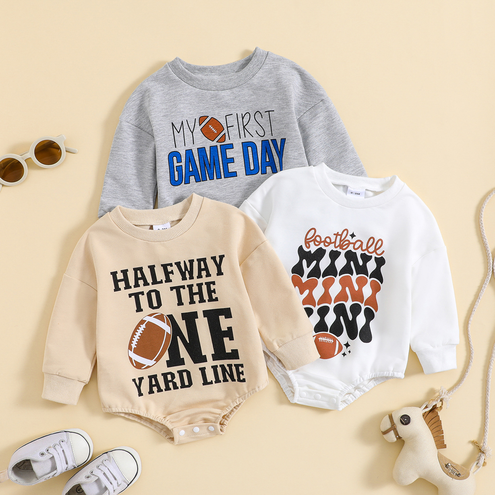 Baby Game Day Romper