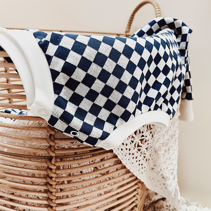 Baby Checkerboard Romper