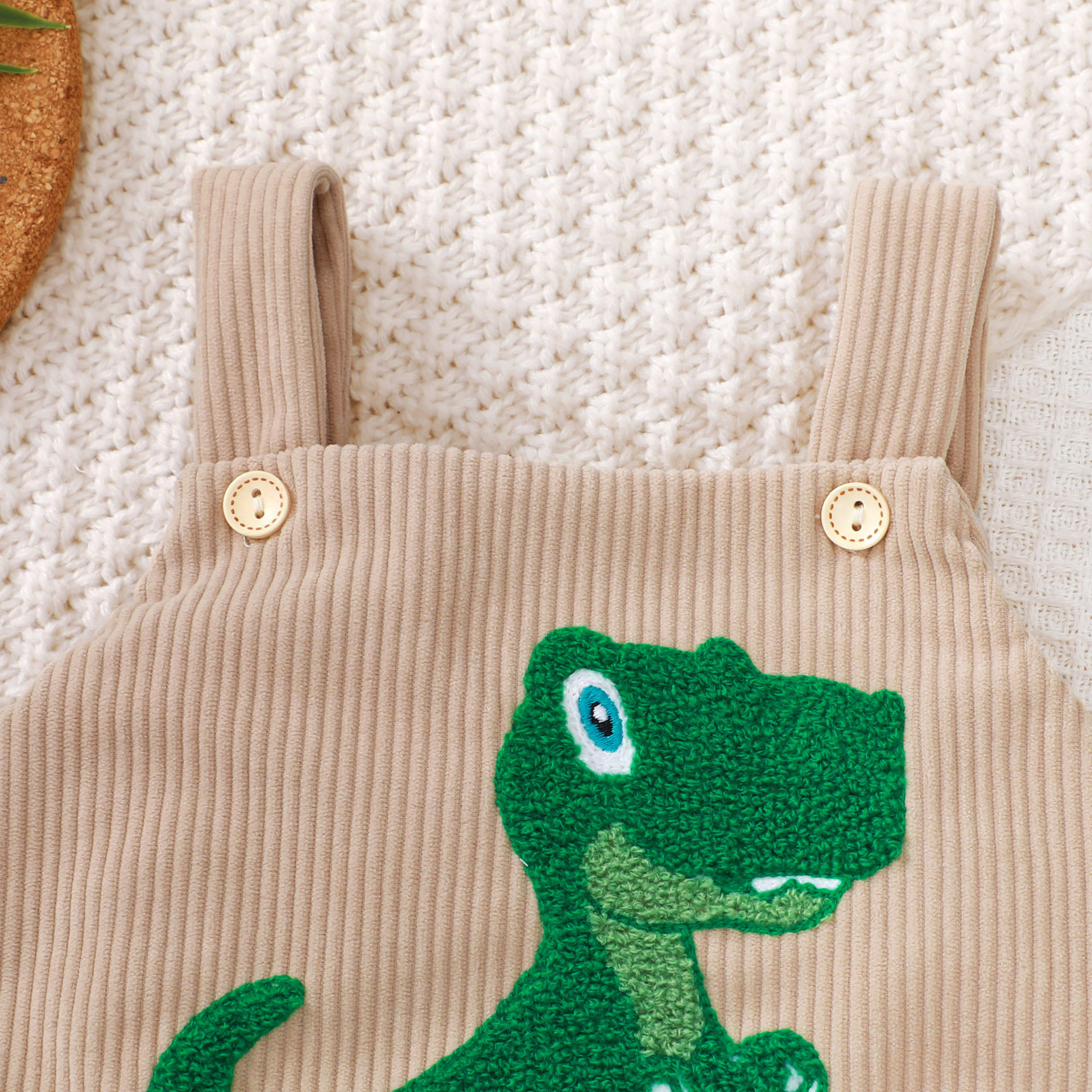 Dinosaur Towel Embroidered Holder Jacket