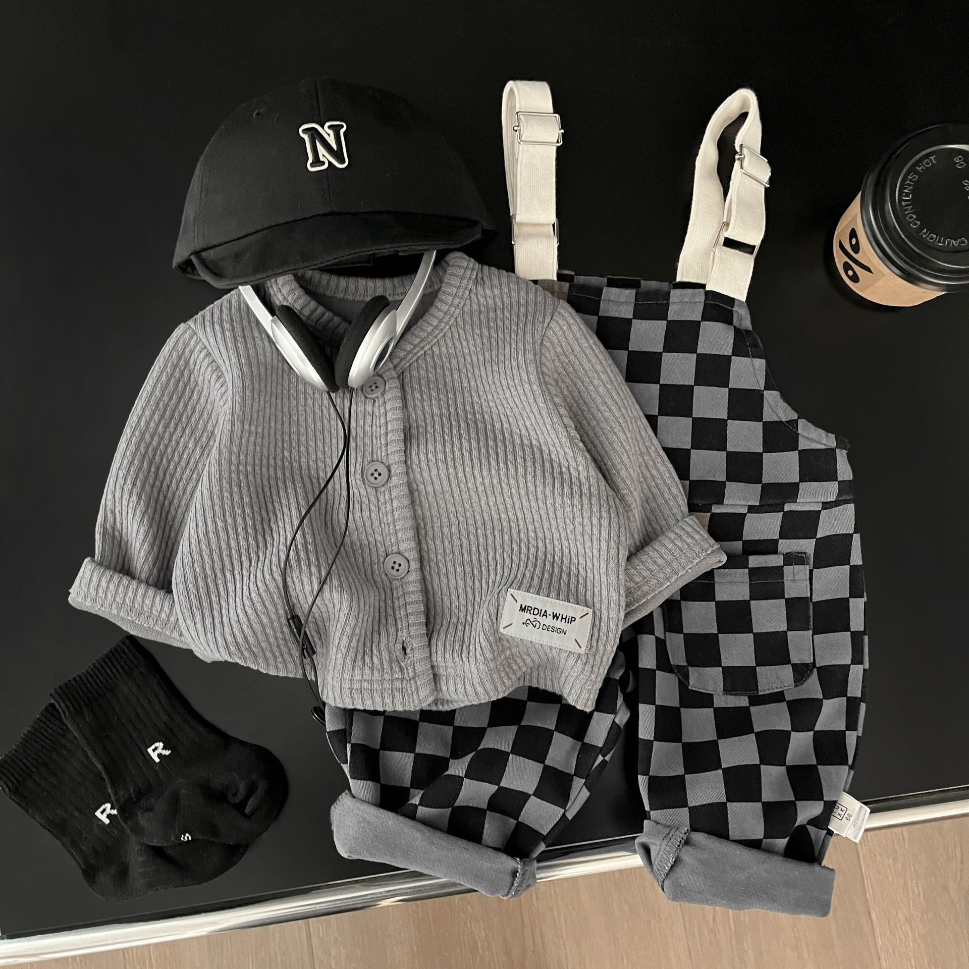 Baby Checkered Romper