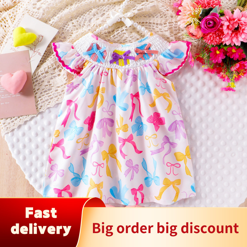 Girls Bow Dress