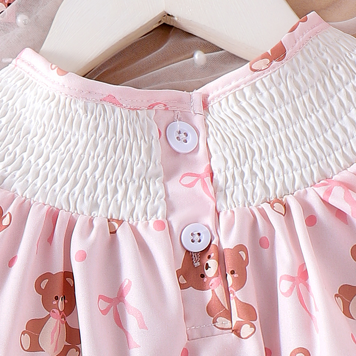 Girls' Cute  embroidered dress