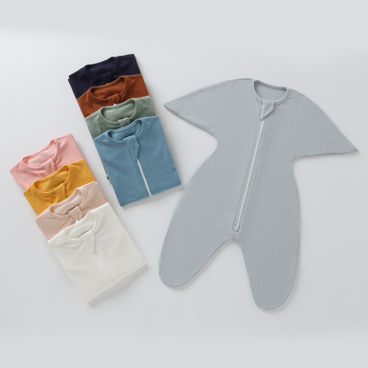 Infant Cotton Long-Sleeve Romper Newborn Baby Sleepwear