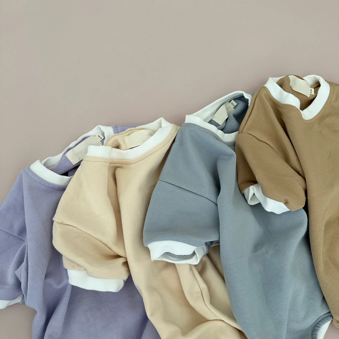 Pure Cotton Infant Triangle Romper Bodysuit