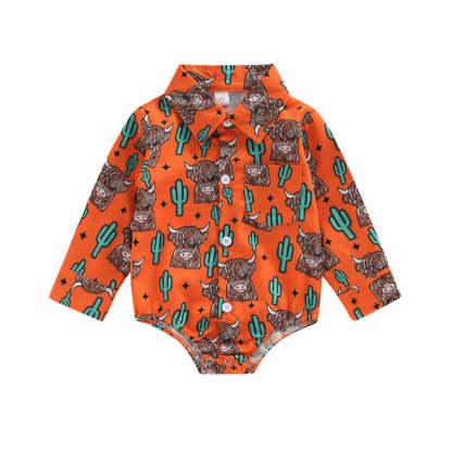 Baby tree cactus print Bodysuit