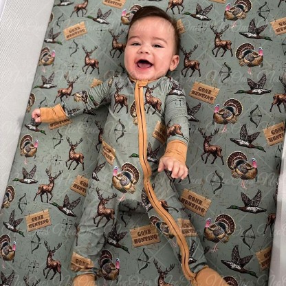 Baby Animal Print Rompers