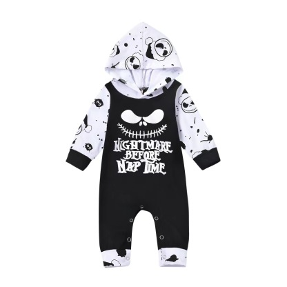 Baby Halloween Print Romper