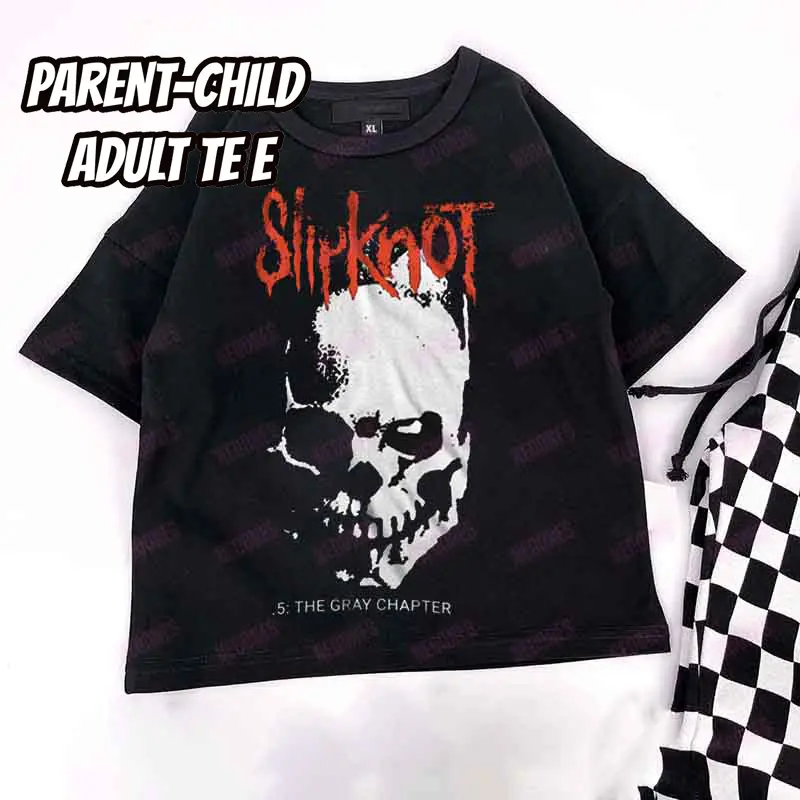 Baby Print Romper and Adult Tee